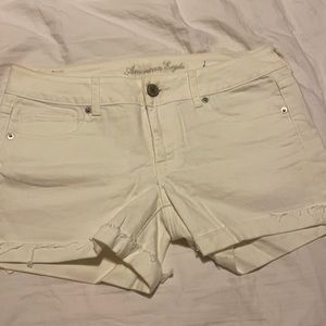 American Eagle White Shorts